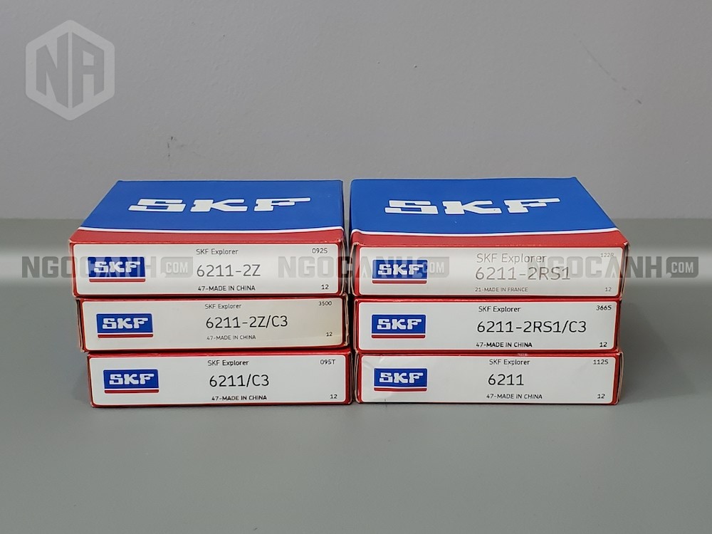 Vòng bi bạc đạn 6211 SKF chính hãng được phân phối bởi SKF Ngọc Anh - Đại lý uỷ quyền SKF